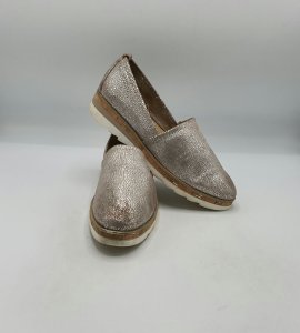 Espadrile  dama Marco Tozzi 37 material textil , argintiu
