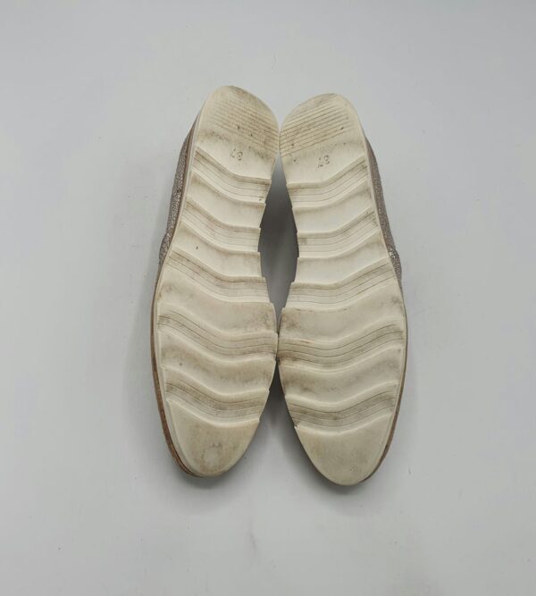 Espadrile  dama Marco Tozzi 37 material textil , argintiu - imagine 4
