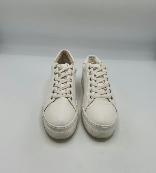 Adidasi dama Top Shop 38 imitatie de piele , alb - imagine 2