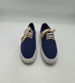 Espadrile dama 38 material textil , albastru - imagine 2
