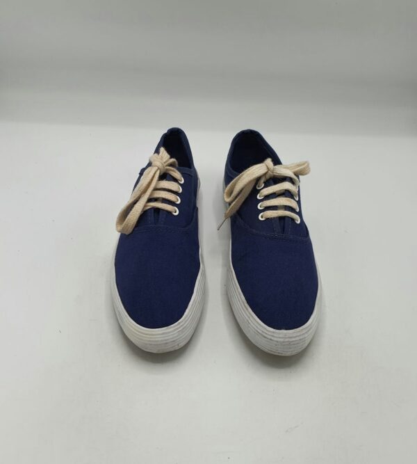 Espadrile dama 38 material textil , albastru - imagine 2