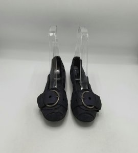Balerini dama K&S 37 imitatie de piele , piele , negru - imagine 2