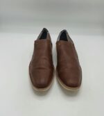 Pantofi barbati  Venice 41 ,imitatie de piele , material textil , maro - imagine 2