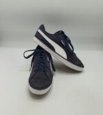 Adidasi dama Puma 38,5 piele intoarsa , negru alb