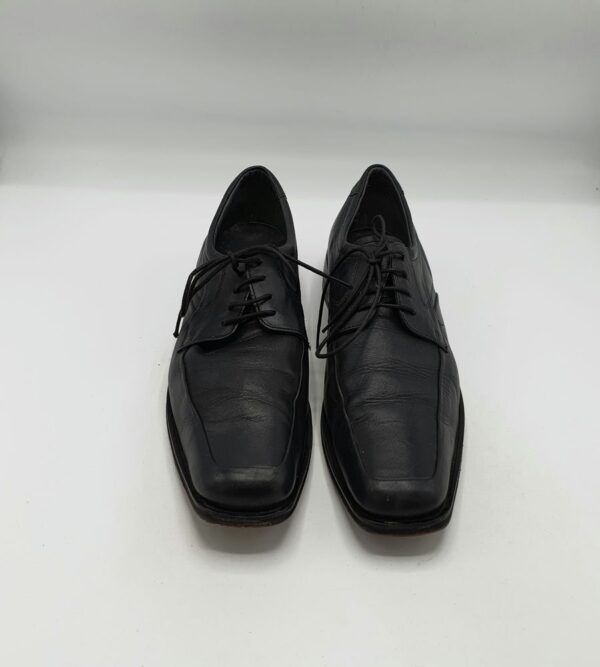 Pantofi barbati Borelli 41 piele , negru - imagine 2