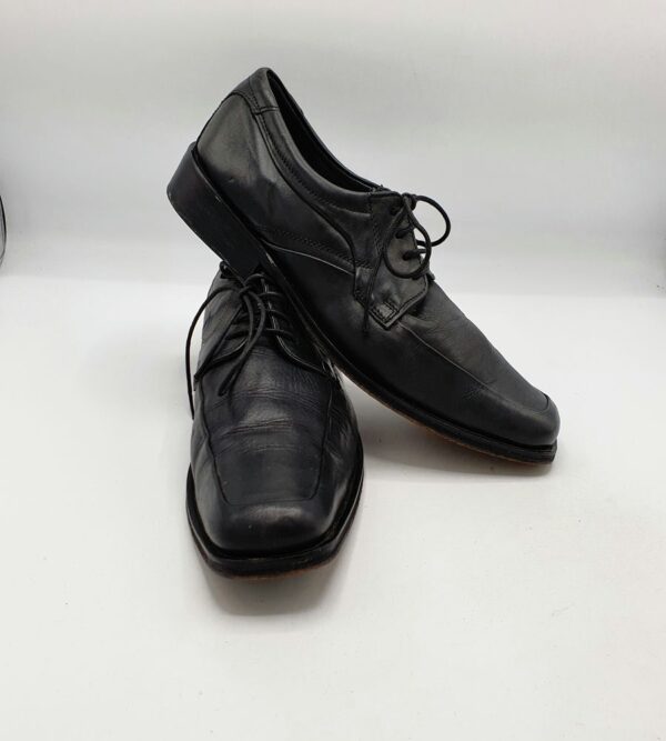 Pantofi barbati Borelli 41 piele , negru - imagine 1
