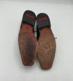 Pantofi barbati Borelli 41 piele , negru - imagine 4