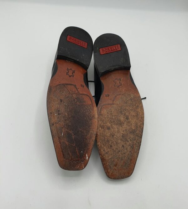 Pantofi barbati Borelli 41 piele , negru - imagine 4