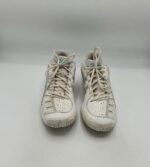 Adidasi dama Asics 40 imitatie de piele , material textil , alb albastru - imagine 2