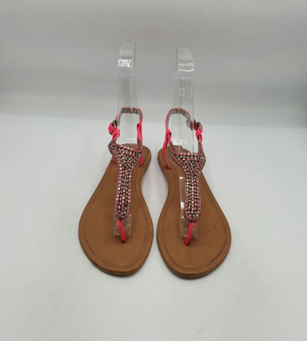 Sandale dama  40 imitatie de piele, roz - imagine 2
