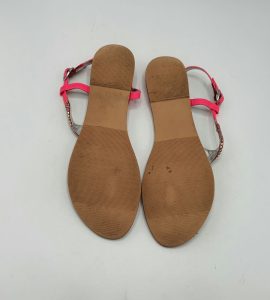 Sandale dama 40 imitatie de piele, roz - imagine 4