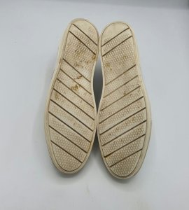 Adidasi barbati  Rene Lezard 43 piele , piele intoarsa , alb gri - imagine 4