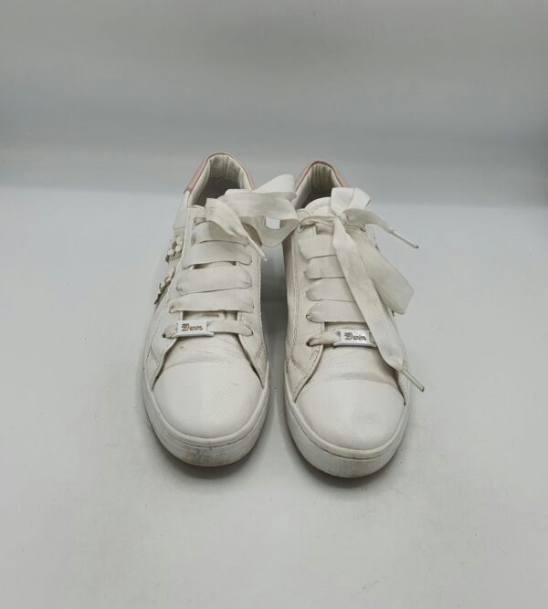 Adidasi  dama Tom Tailor 40 imitatie de piele , alb - imagine 2