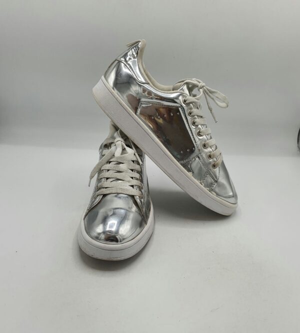 Adidasi dama 39 imitatie de piele , gri - imagine 1