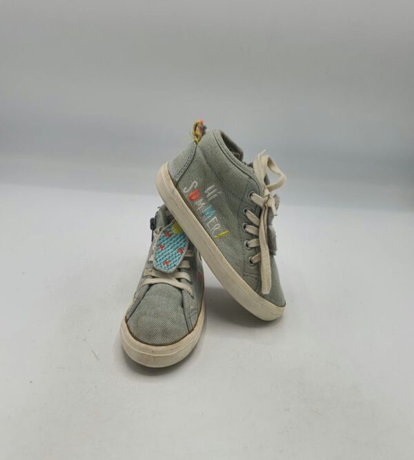 Adidasi copii Zara 23 material textil , albastru - imagine 1