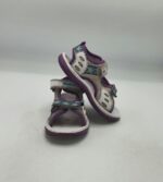 Sandale copii Clarks 26 imitatie de piele , material textil , alb mov