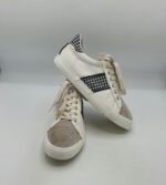 Adidasi dama Papaya 40 imitatie de piele , alb maro negru
