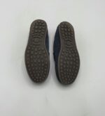 Mocasini copii 27 material textil , bleumarin maro - imagine 4
