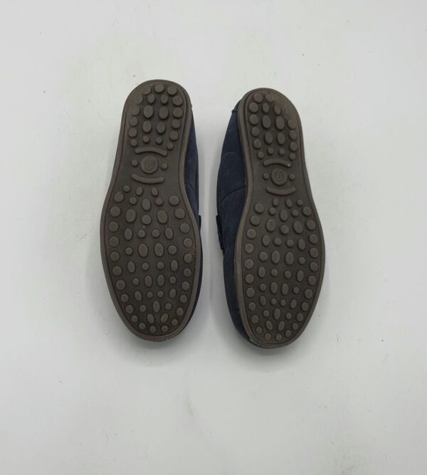 Mocasini copii 27 material textil , bleumarin maro - imagine 4