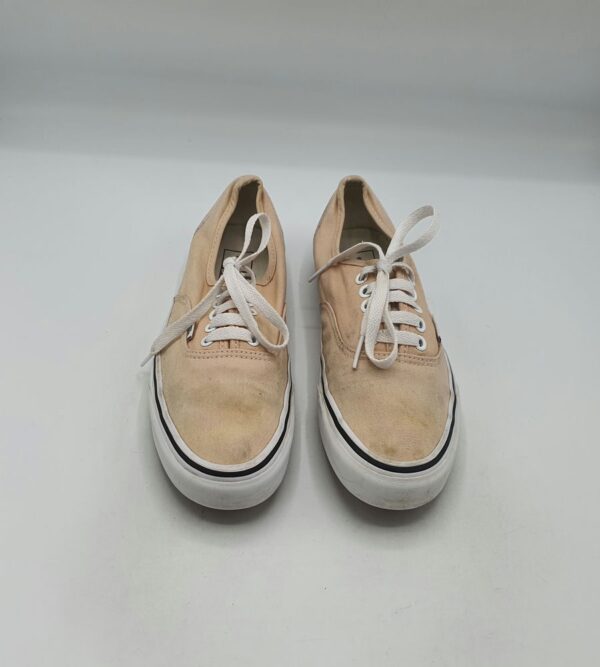 Tenisi dama Vans 38.5 material textil , crem alb - imagine 2