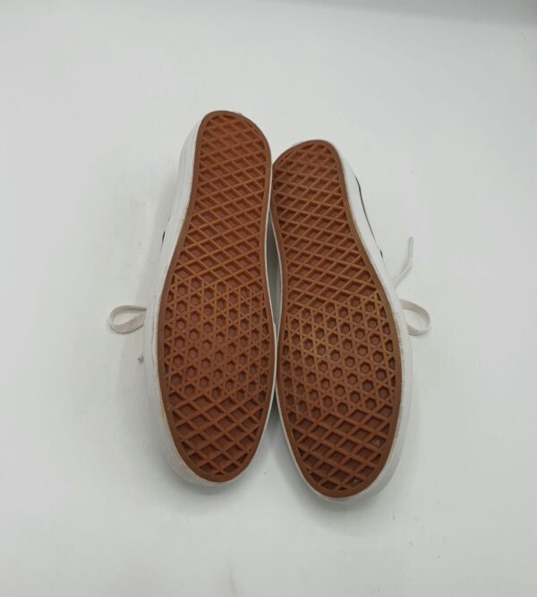 Tenisi dama Vans 38.5 material textil , crem alb - imagine 4