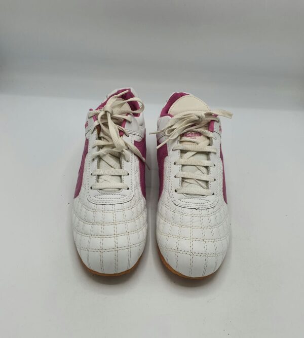 Adidasi dama Dockers 41 imitatie de piele, piele , alb roz - imagine 2