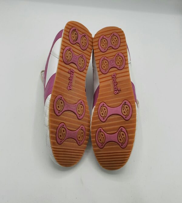 Adidasi dama Dockers 41 imitatie de piele, piele , alb roz - imagine 4