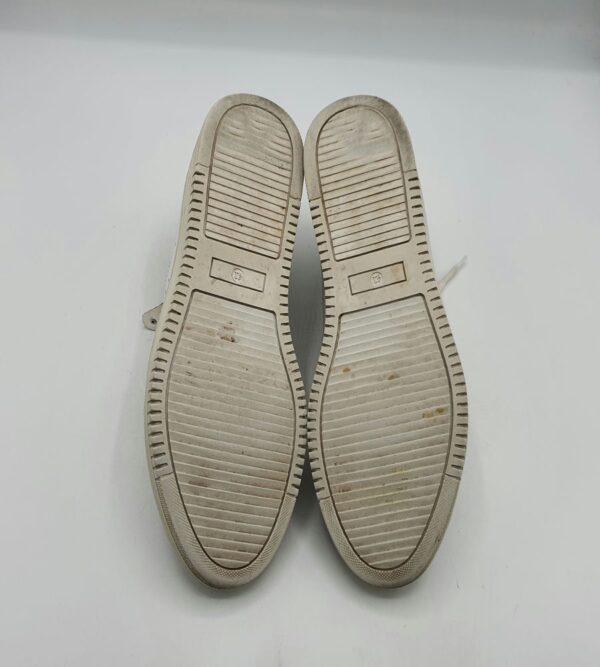 Adidasi barbati Taifun  41 imitatie de piele , alb gri - imagine 4