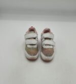 Adidasi copii F&F 22 imitatie de piele , material textil , alb roz - imagine 2