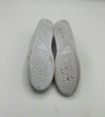 Espadrile dama 38 material textil , negru alb - imagine 4