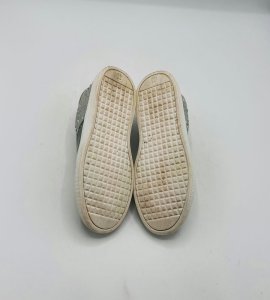 Adidasi copii Linshi 28 imitatie de piele , gri verde - imagine 4