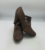 Botine dama Graceland 38 material textil , maro