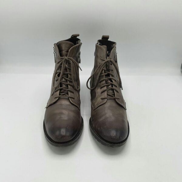 Ghete  dama Caprice 40 piele , imitatie de piele , gri - imagine 2