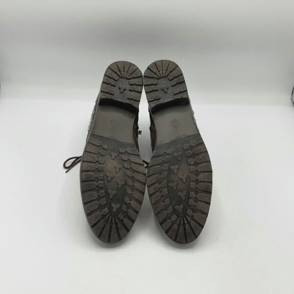 Ghete  dama Caprice 40 piele , imitatie de piele , gri - imagine 4
