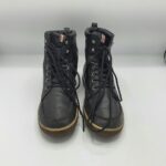 Ghete barbati  Ecco 42 piele , negru - imagine 2