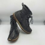 Ghete barbati  Ecco 42 piele , negru