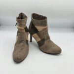 Botine dama S' Oliver 38 material textil , maro