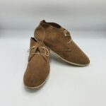 Botine  dama  5th Avenue 40 piele intoarsa , maro