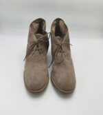 Botine  dama Tamaris 41 piele intoarsa , maro - imagine 2