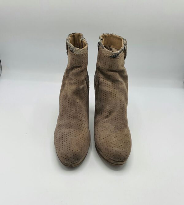 Botine dama  39 piele , maro - imagine 2