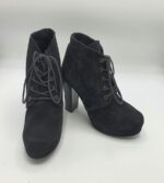 Botine  dama Zign 39 piele intoarsa , negru