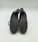 Botine  dama Zign 39 piele intoarsa , negru - imagine 4