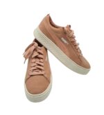 Adidasi dama Puma 40.5, piele intoarsa, bej