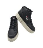 Adidasi dama Fila 38, piele, imitatie de piele, negru