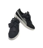 Adidasi dama Puma 36, piele intoarsa, imitatie de piele, negru