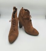 Botine dama  Mark Adam 40 piele intoarsa , maro