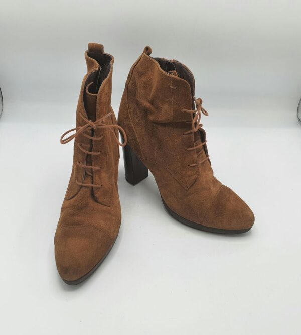 Botine dama  Mark Adam 40 piele intoarsa , maro - imagine 1