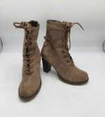 Botine dama 38 material textil , maro