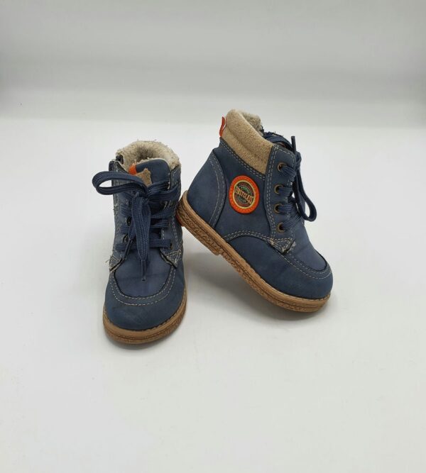 Ghete copii  Bobbi-Shoes 21 imitatie de piele , , bleumarin - imagine 1