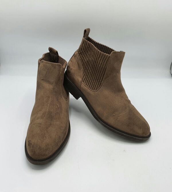 Botine  dama Evan C. 41 material textil ,maro - imagine 1